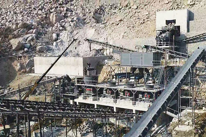 山東600-700噸/時花崗巖破碎生產線